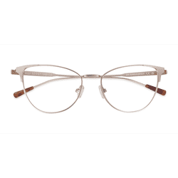 Female s horn Gold Metal Prescription eyeglasses - Eyebuydirect s Alli