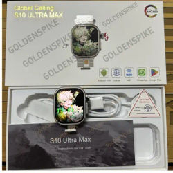 GOLDENSPIKE S10 Ultra MAX 4G Smartwatch Android Smart Watch With 448*528 180° Rotary Camera GPS WIFI Video Call NFC App Download