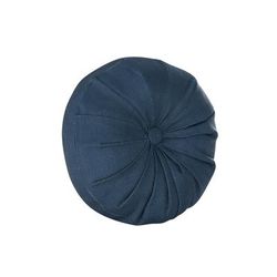 Messina Navy Round Decorative Throw Pillow by Royal Court in Navy (Size ONE SIZE)