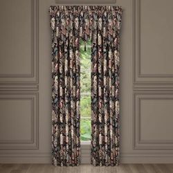 Calabria 84 Inch Window Panel Pair by Royal Court in Black (Size ONE SIZE)