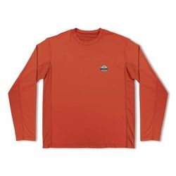 ergodyne Chill-Its 6689 Cooling Long Sleeve Sun Shirt with UV Protection, 3X-Large, Orange (EGO12182)