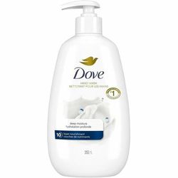 Dove Advanced Care Deep Moisture Hand Wash - Kill Germs, Bacteria Remover, Dirt Remover - Hand - Moisturizing - Antibacterial - White - 4 / Carton