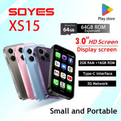 SOYES XS15 3.0-inch Mini Smartphone - Android System 3G Network Dual SIM 2GB+16GB with Google Play Store - Multiple Colors
