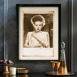 Framed Bride Of Frankenstein Wall Art - Grandin Road