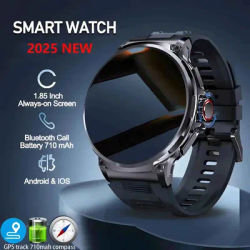 LIGE nouveau 1.85 pouces Ultra HD montre intelligente hommes en plein air GPS Tracker Bluetooth appel 710 Mah grande batterie sport Fitness Smartwatch