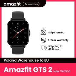 [Nuova versione] Amazfit GTS 2 Smartwatch 43 mm Monitoraggio fitness e smartwatch per la salute completa Alexa integrato