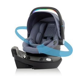 Evenflo Revolve180 LiteMax NXT Rotational Infant Car Seat with SensorySoothe - Flint