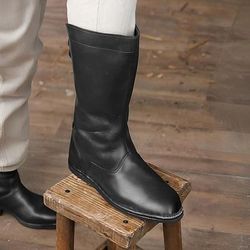 Vintage Medievale Rinascimento Scarpe A stivale Stivali al ginocchio Pirata Vichingo Crociato Costume Per uomo Celtico Costumi da pirata Halloween Mascherata Festa Sera LARP Fiera Rinascimentale