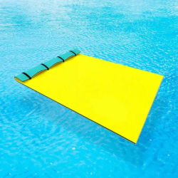Materasso da piscina con coperta galleggiante per cuscino d'acqua da 70,8x21,6 pollici per attività ricreative acquatiche