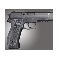 Hogue SIG Sauer P226 DA/SA Magrip Checkered G10 G-Mascus Black Black 23779