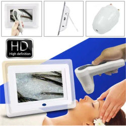 7 inch Skin Analyzer Machine Scalp Detector Hair Follicles Oil Moisture Tester Facial Skin Hair Analyser Machine Rechargeable