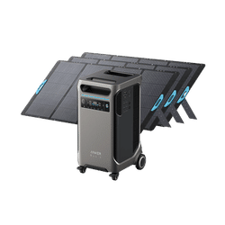 Anker SOLIX F3800 Solar Generator + 3× 400W Solar Panel