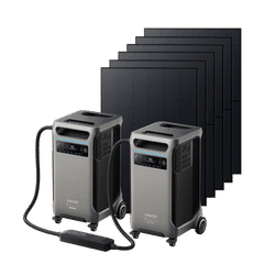 2× Anker SOLIX F3800 Plus + Double Power Hub + 6× 440W Rigid Solar Panel