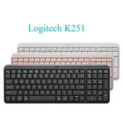 Clavier Bluetooth Logitech K251 99 touches avec support, sans fil pour Mac, IPhone, Android, tablette, PC - 2025 Nouvelle version