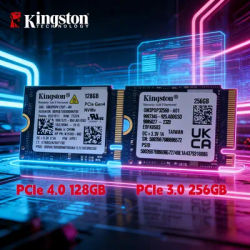 Kingston OM3 128GB PCIe 4.0 & OM3 256GB PCIe 3.0 Gaming M.2 2230 NVMe Internal SSD - Stream Deck, Laptop & Desktop Compatible