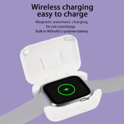 Wireless charger suitable for iwatch series, portable creative watch wireless charger, portable lightweight mini charger