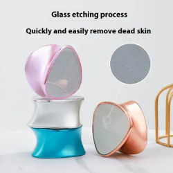 Double-sided Crystal Hair Eraser Glass Nano Foot File 2 in 1 Reusable Painless Physical Hair Grinder Fast Remove Foot Dead Skin