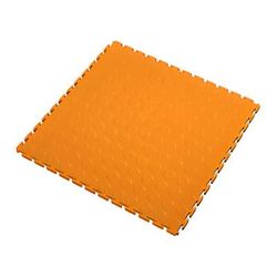 Lock-Tile 7mm Orange PVC Coin Tile (30 Pack)