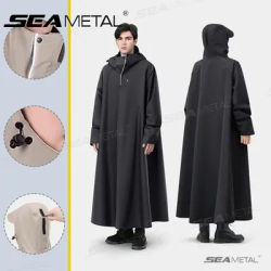 SEAMETAL Thickened Adult Motorcycle Raincoat Electric Bike Rain Coat Men Women Durable Waterproof Riding Gear Rider Raincoat