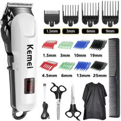 Kemei 809A Professional Hair Trimmer Adjustable Electric Cord/Cordless Hair Clipper For Men Haircut Machine Led Display