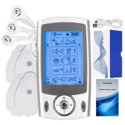 TENS Unit 10 Modes EMS Muscle Stimulator Pain Relief Rechargeable Electronic Pulse Massage Machine Low Frequency Therapy Device