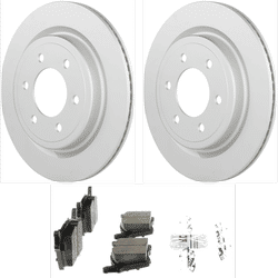 Bosch Brake Disc and Pad Kit QuietCast Series, Rear, 1-year limited warranty C1790531523