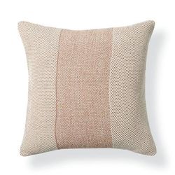Edie Hand Knitted Pillow - Blush - Grandin Road