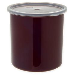 Carlisle 030201 2 7/10 qt Classic Crock - SnapOn Lid, Brown, 2.7 Quart