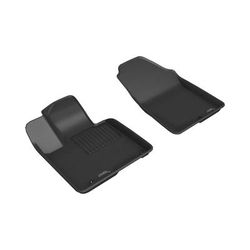 3D Mats USA Floor Made of Rubber Black Molded Liner, Front Row, Limited Warranty L1HY11811509