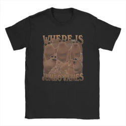 Marcus The Worm Where Is Jimbo James Meme T Shirts Men's 100% Cotton Crazy T-Shirt Round Collar Short Sleeve Clothes Unique
