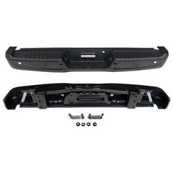 JC Whitney Step Bumper Steel Painted Black, 1-year unlimited-mileage warranty RF82560028