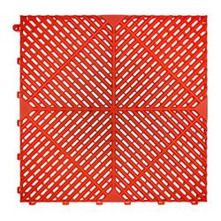 MonsterRax Red Garage Floor Tiles (16-Pack)