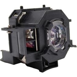 Jaspertronics™ Original Lamp & Housing for the Epson Powerlite EX90 Projector - 1 Year Warranty