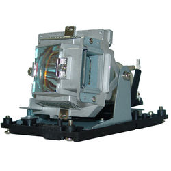 Jaspertronics™ Original Lamp & Housing for the Vivitek D858WTPB Projector - 1 Year Warranty