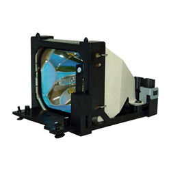 Jaspertronics™ Original Lamp & Housing for the Hitachi CP-X385W Projector - 1 Year Warranty