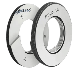 Inch taper pipe thread ring gauge go/no-go gauge PT 1/16 1/8 1 1/4 1/2 3/8 3/4 thread gauge