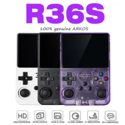 Retro R36S Handheld Video Game Console 3.5 Inch IPS Screen Portable Pocket Player with 128GB Preloaded Games Linux System