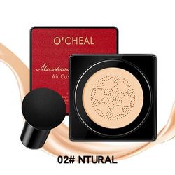 Mushroom Head BB Cream Foundation, Long Lasting Concealer Cushion For Flawless Face Makeup natural Red