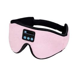 Bluetooth Sleep Mask With Headphones, 3D Eye Mask Music Play Sleeping pink