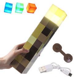 USB Rechargeable Brownstone Torch Lamp, LED Night Light With Buckle For Bedroom & Children's Gift USB Rechargeable Brownstone Torch Lamp, LED Night Light With Buckle For Bedroom & Children's Gift