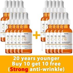 Vitamin C Wrinkle Remover Face Serum Lifting, Firming, And Anti Aging Essence For Fine Lines And Skin Nourishment 20 Pcs