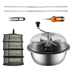 Leaf Bowl Trimmer Manual Bud Trimmer, Stainless Steel Blades For Wet & Dry Trimming, Clear Dome, Hand Pruner Included Leaf Bowl Trimmer Manual Bud Trimmer, Stainless Steel Blades For Wet & Dry Trimming, Clear Dome, Hand Pruner Included
