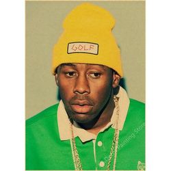 Flower Boy Tyler The Creator Poster Retro Kraft Paper Prints DIY Vintage Home Room Cafe Bar Art Wall Decor A4 8.3x11.8inch 5