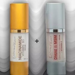 Niacinamide B3 5% 1oz Plus DMAE MSM 1oz Vitamin E Anti Aging Wrinkle Serum Cream Niacinamide B3 5% 1oz Plus DMAE MSM 1oz Vitamin E Anti Aging Wrinkle Serum Cream
