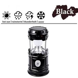 USB Rechargeable Camping Lantern: Waterproof Outdoor Lighting Torch Black