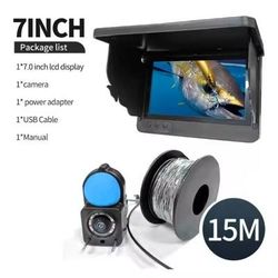 Portable 4.3" Underwater Fishing Camera With 1080P Night Vision 7 Inch 15m