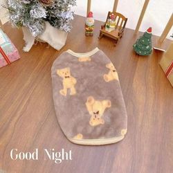 Warm Velvet Pet Plush Jumpsuit | Autumn Winter Dog Clothes S 1