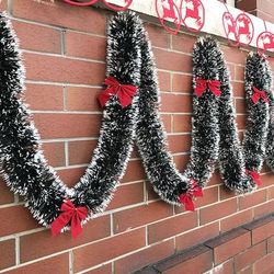 2M Christmas Garland: Home Party Wall Door Decor, Tree Ornaments, Fireplace Xmas Decoration Shop Now! red Ball