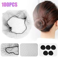 100X Invisible Black Hair Nets Elastic Ewdge Mesh Hairnet Stretch Cover Mesh Bun 100X Invisible Black Hair Nets Elastic Ewdge Mesh Hairnet Stretch Cover Mesh Bun