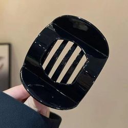 Stylish Korean Acetic Acid Hair Clip For Women, Spoon Spring Clip, Leopard Design Top Clip, Simple Headpiece Hair 1